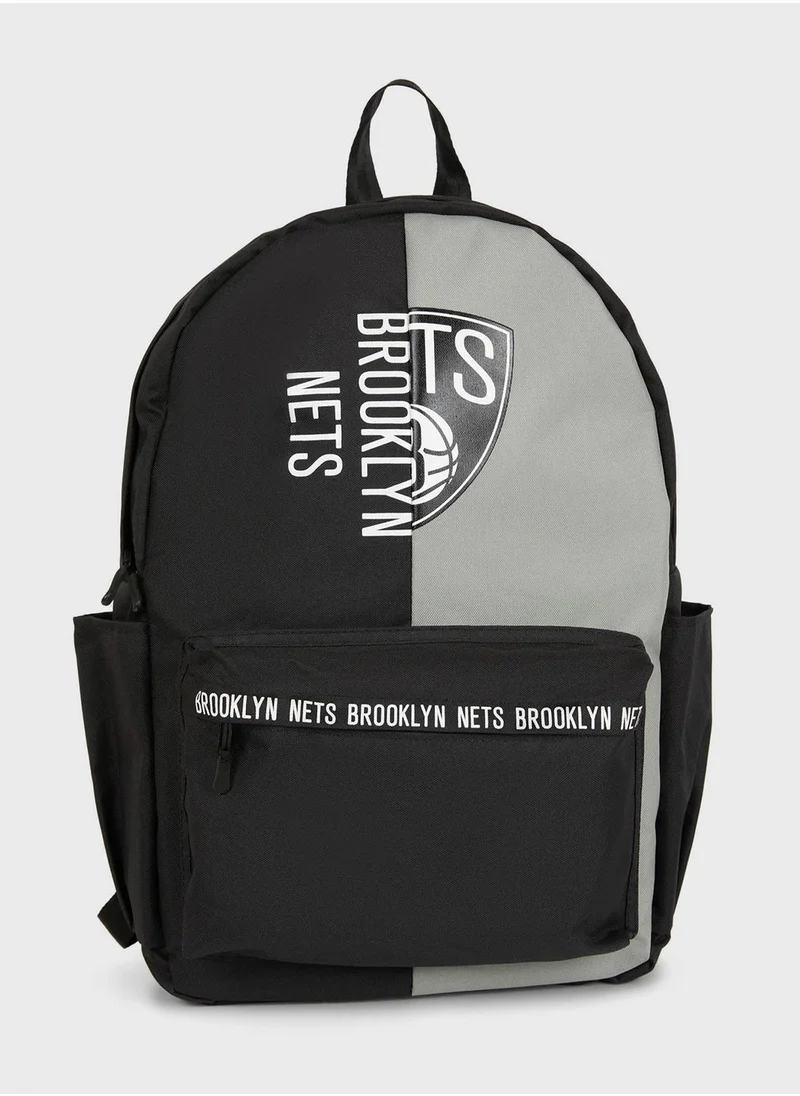 DeFacto NBA Brooklyn Nets Licensed Backpack