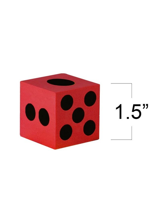 ArtCreativity Foam Dice For Kids, Bulk Set Of 48, 1.5 Inch Large Foam Dice Set In Assorted Colors, Great As Foam Dice For Classroom, Casino Party Decorations, And Colored Dice For Board Games - Image 3