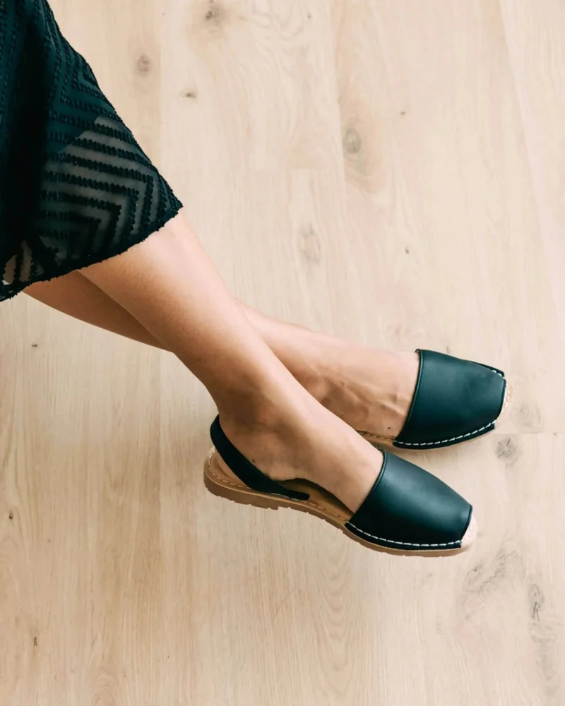SHOEQ Charcoal Luxe Avarca for Women | Best Price UAE