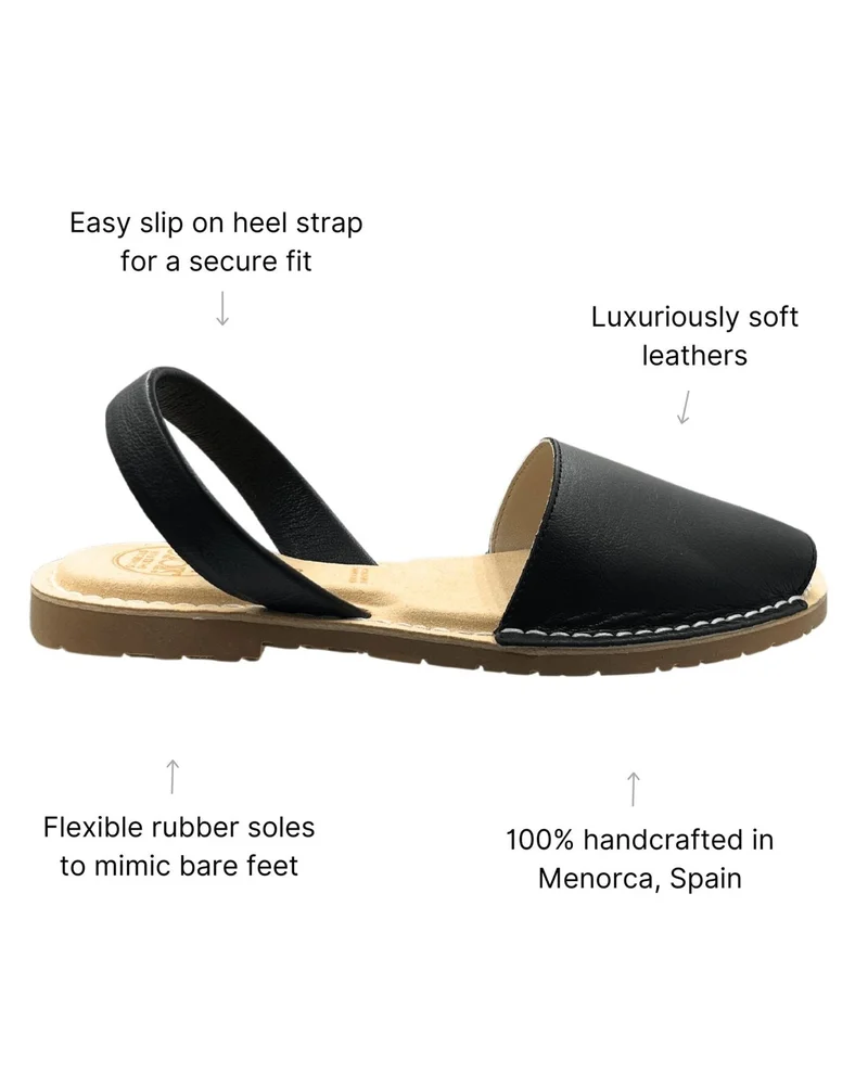 SHOEQ Charcoal Luxe Avarca for Women | Best Price UAE