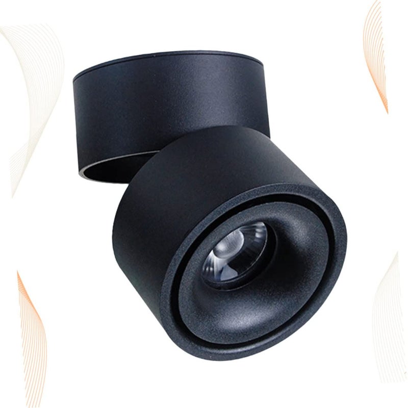 Healifty Adjustable LED Ceiling Spotlight Warm White Round Downlight For Indoor Home - Image 3