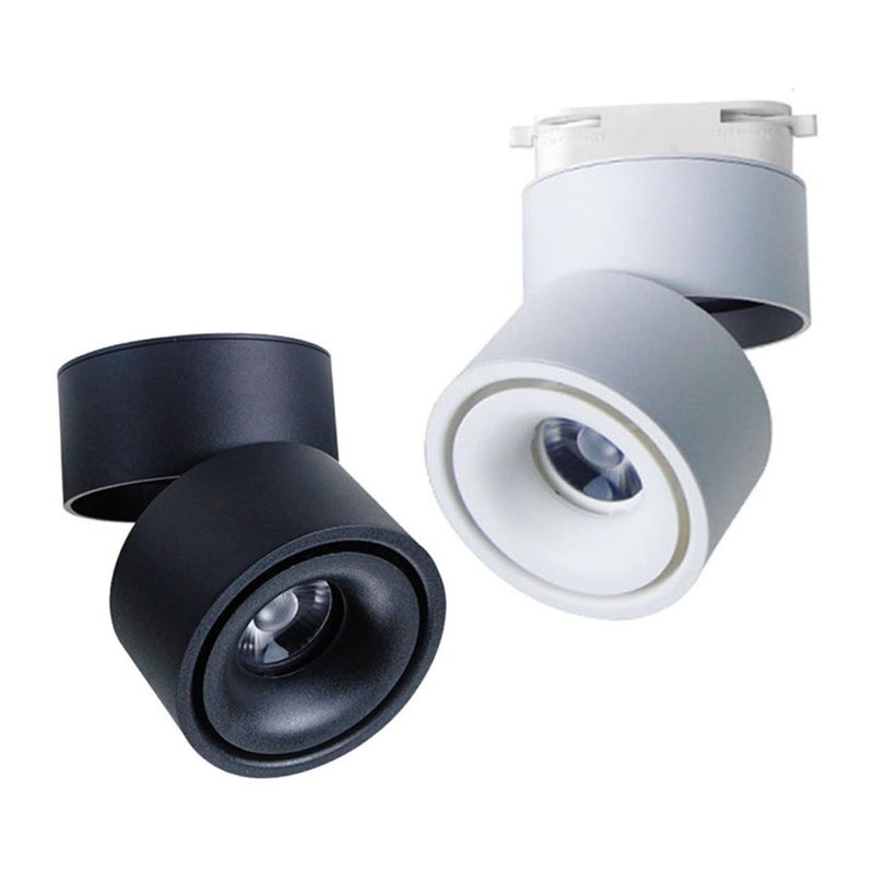 Healifty Adjustable LED Ceiling Spotlight Warm White Round Downlight For Indoor Home - Image 2