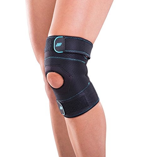 DonJoy Advantage Knee Sleeve for Sprains Strains Soreness Stiffness Neoprene with Terrycloth Lining for Comfort Compression Adjustable Upper Lower Straps XLarge fits 17 19