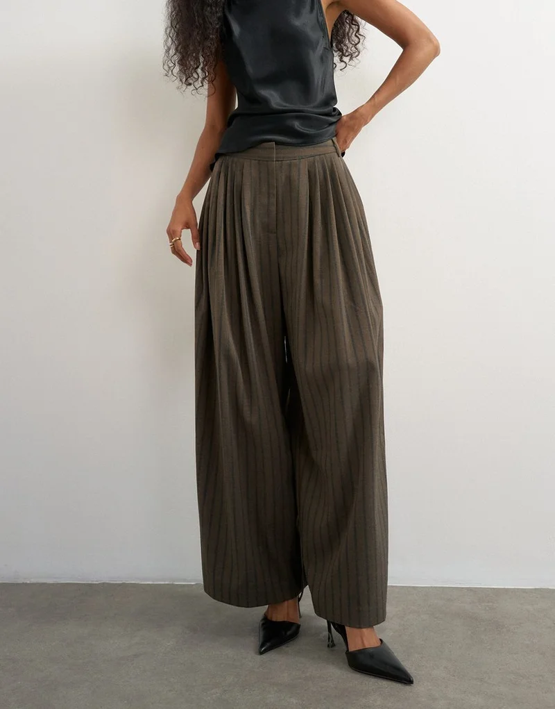 Topshop Tailored Wide Leg Trousers