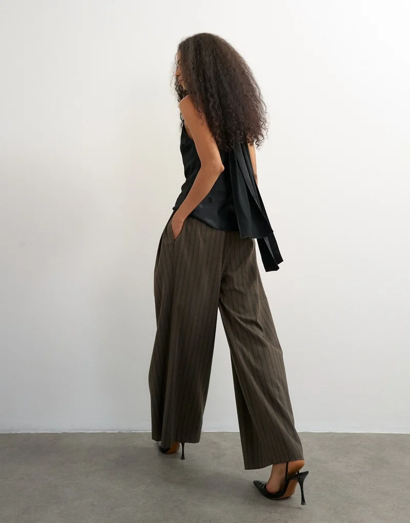 Topshop Tailored Wide Leg Trousers