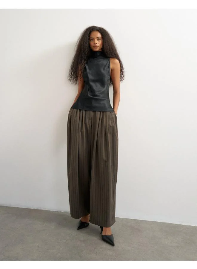 Topshop Tailored Wide Leg Trousers