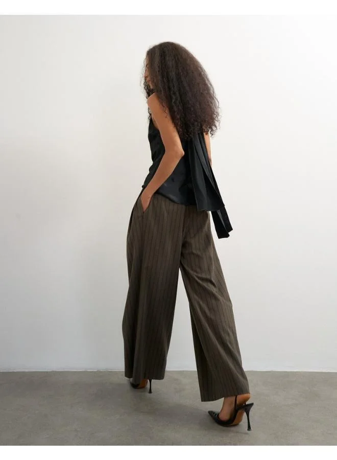 Topshop Tailored Wide Leg Trousers