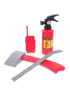 Water Shooting Toys Kids Firefighter Toy Set Role Play Fireman Gear Accessories With Fire Extinguisher Pretend Play Firefighter Costume Props For Boys Girls Outdoor Water Fighting Play Toys