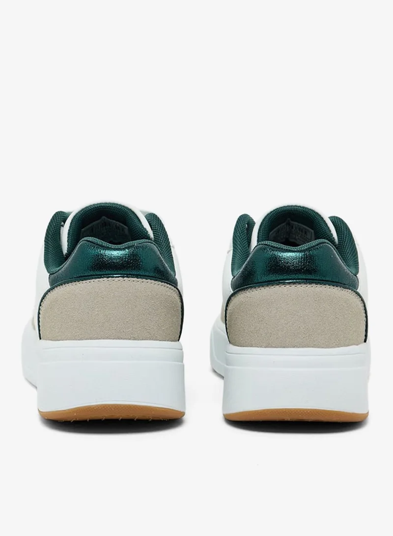 U.S. Polo Assn. WHITE Women Low Top Comfort Sneakers for Women | Best Price UAE