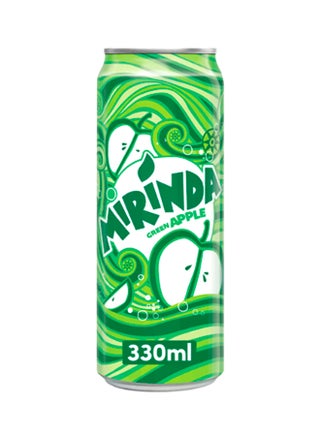 Green Apple Carbonated Soft Drink Can