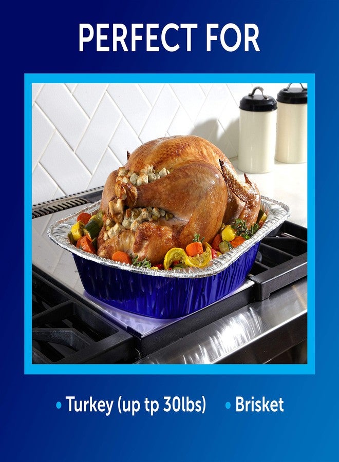 Reynolds Kitchens Heavy Duty Aluminum Pans for Roasting, 16 x 13 Inch, 1 Count - Image 3