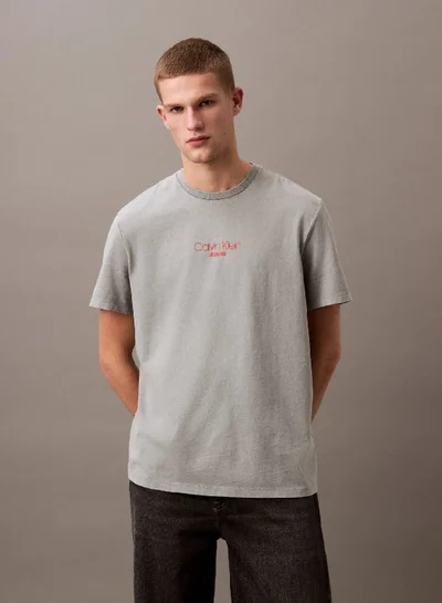 Calvin Klein Jeans Acid Wash Logo T-shirt