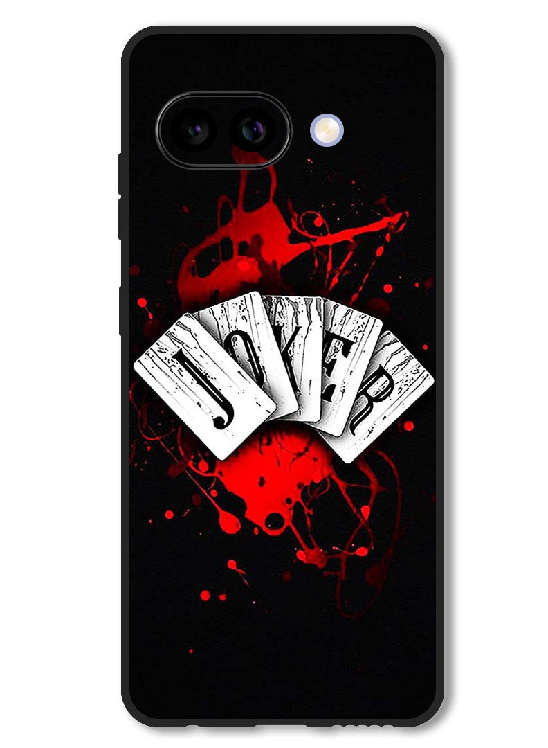 Theodor Case Compatible with Google Pixel 9A Protection Shockproof Bumper Cover Joker Cards - Image 1
