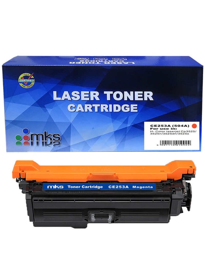 MKS Toner Cartridge CE253A Compatible with HP Color LaserJet Pro CP3525 / CM3530 - Image 1