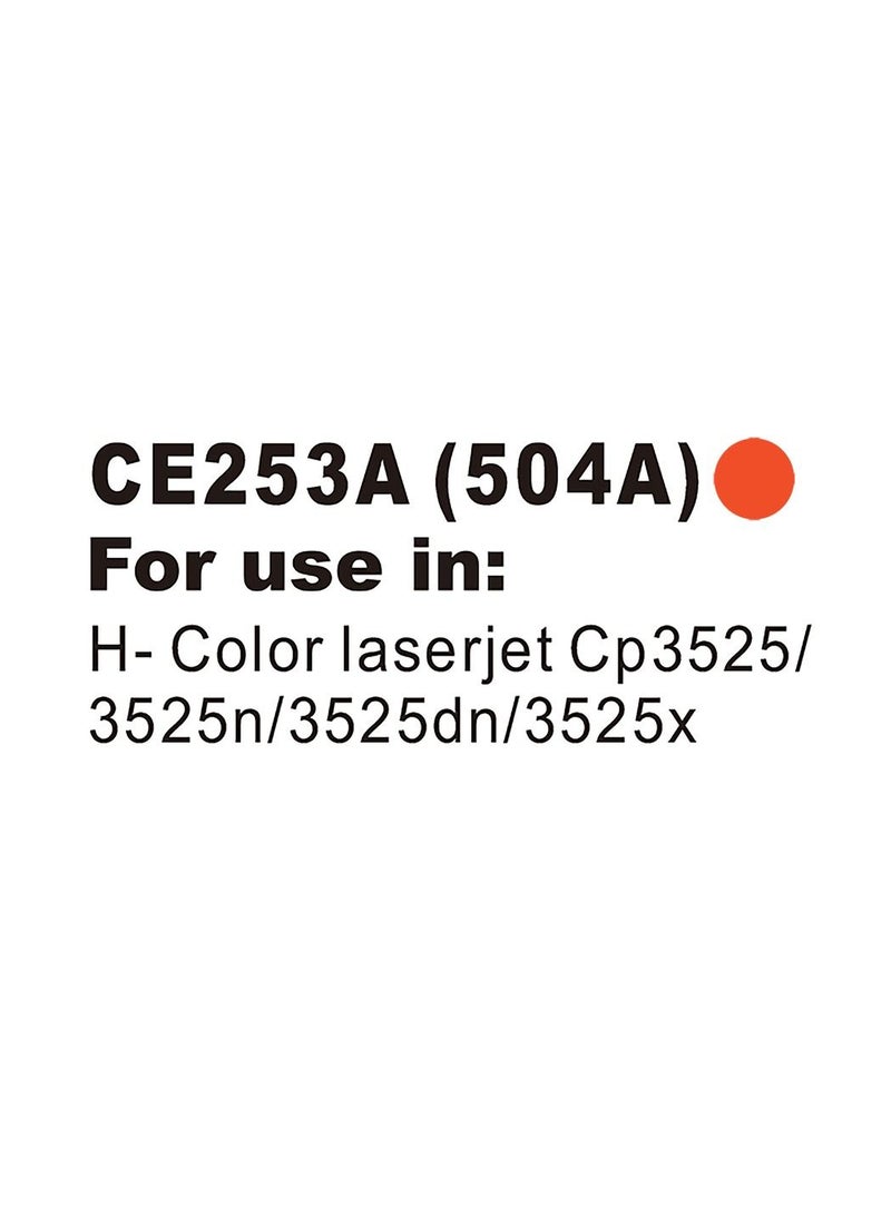 MKS Toner Cartridge CE253A Compatible with HP Color LaserJet Pro CP3525 / CM3530 - Image 2