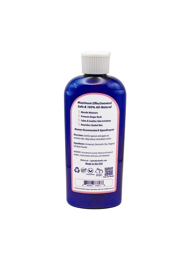Squeaky Cheeks - Baby Powder (5Oz) ; Organic ; Unscented Talcfree And All Natural Powder ; Effective Relief From Rash Wetness And Itching ; Also Ideal For Adults - Image 1