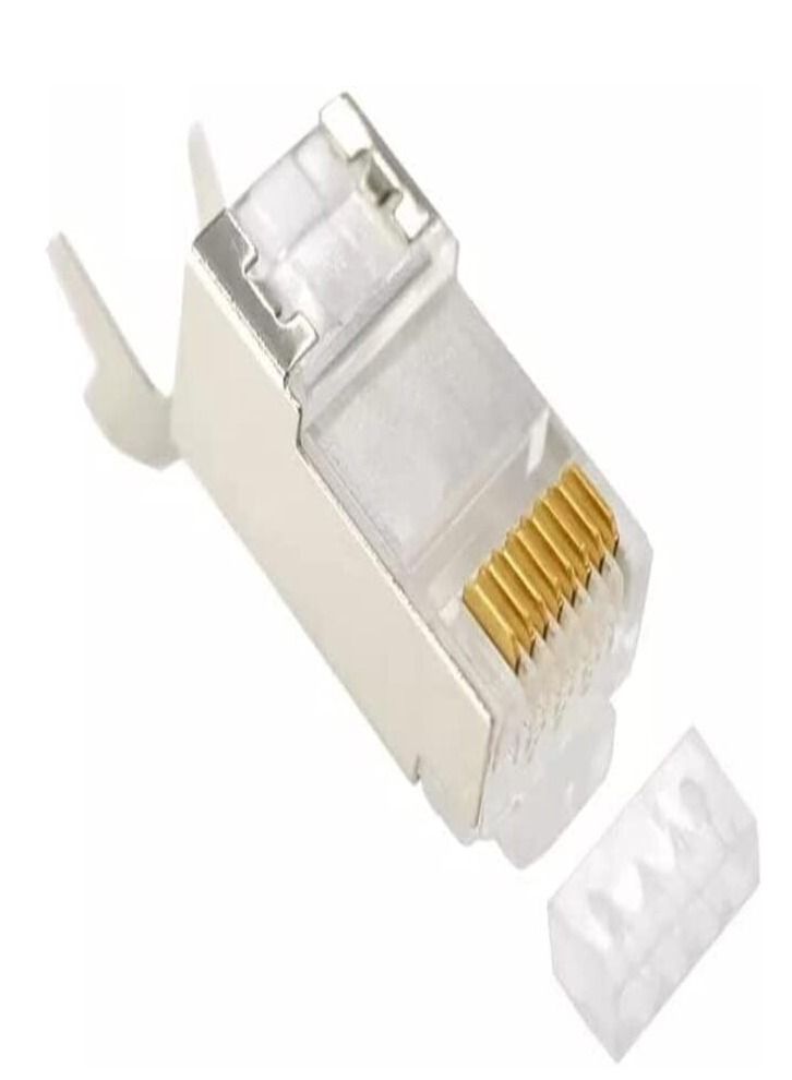 DKURVE RJ45 Pass Through Crimping Tool Bundle with 10-Pack Cat7 Cat6A RJ45 Pass Through Connectors with Strain Relief Boots - Image 4