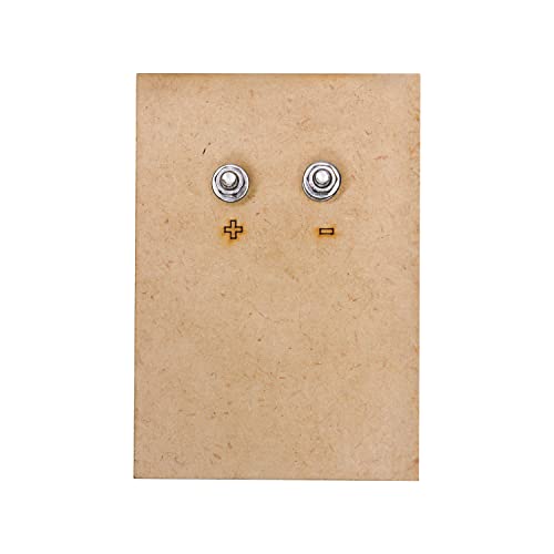 Electronicspices Electronic Spices 99 x 69 x 03 Mini Solar Panel With Mdf Base Diy Screw Type 6V-180 mA For school & Industrial Mini Science Robotic Projects (Square Shape) - Image 5