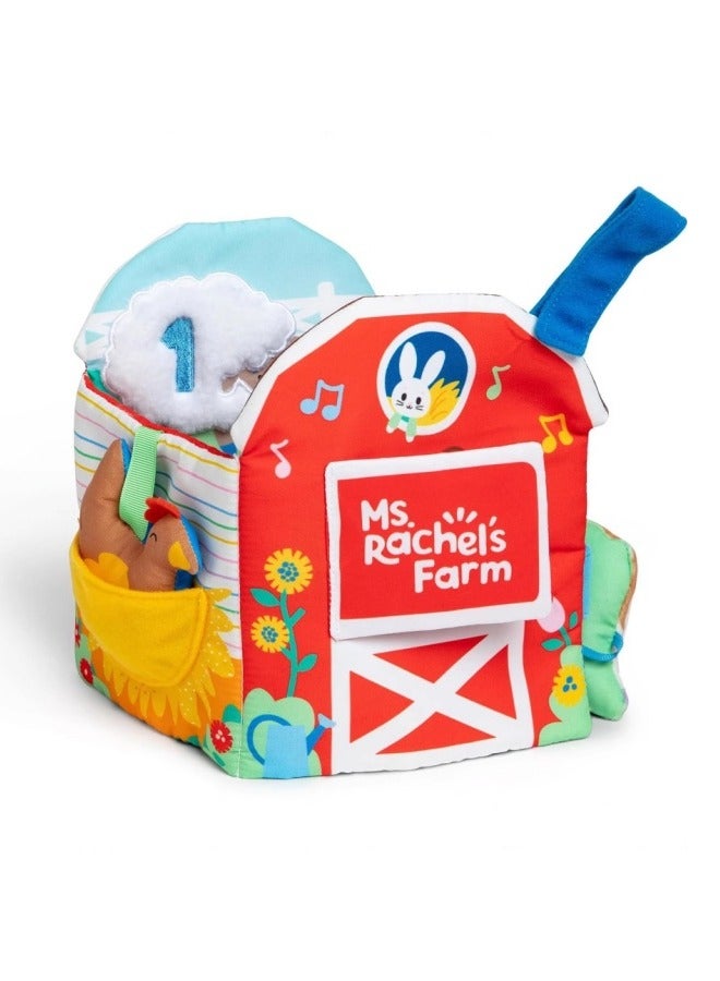 مس ريتشال السيدة راشيل مفاجأة التعلم صندوق راشيل مفاجأة الحسية التعلم مزرعة ألعاب من نسيج مخملي هو أفضل هدية للعائلة والأصدقاء - Image 1