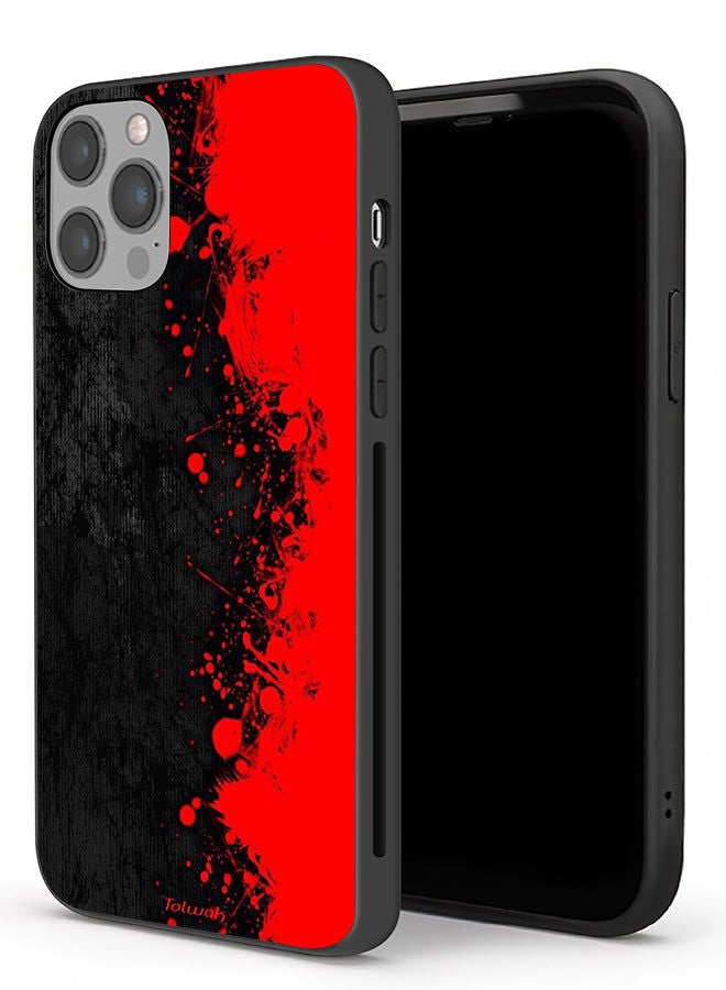 Tolwak Apple iPhone 12 Pro Max Protective Case Paint Abstract Pattern - Image 1