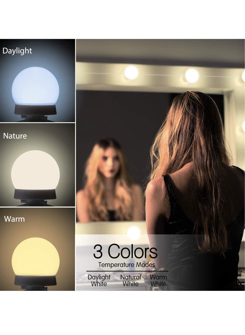 Hollywood Style LED Vanity Mirror Lights Kit with 10 Dimmable Light Bulbs - Image 2
