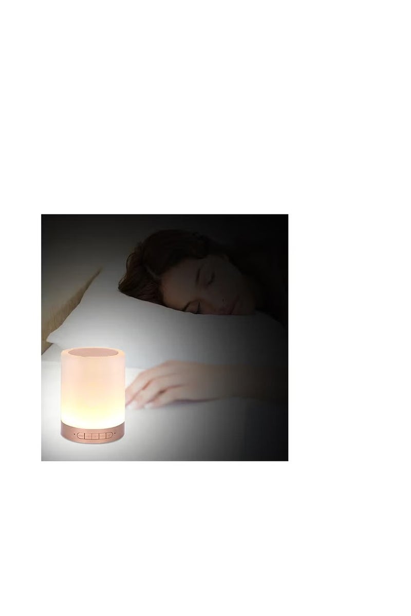 Touch Lamp Portable Quran Speaker 19 x 16 x 11 cm ABS Material Gold/White - Image 4