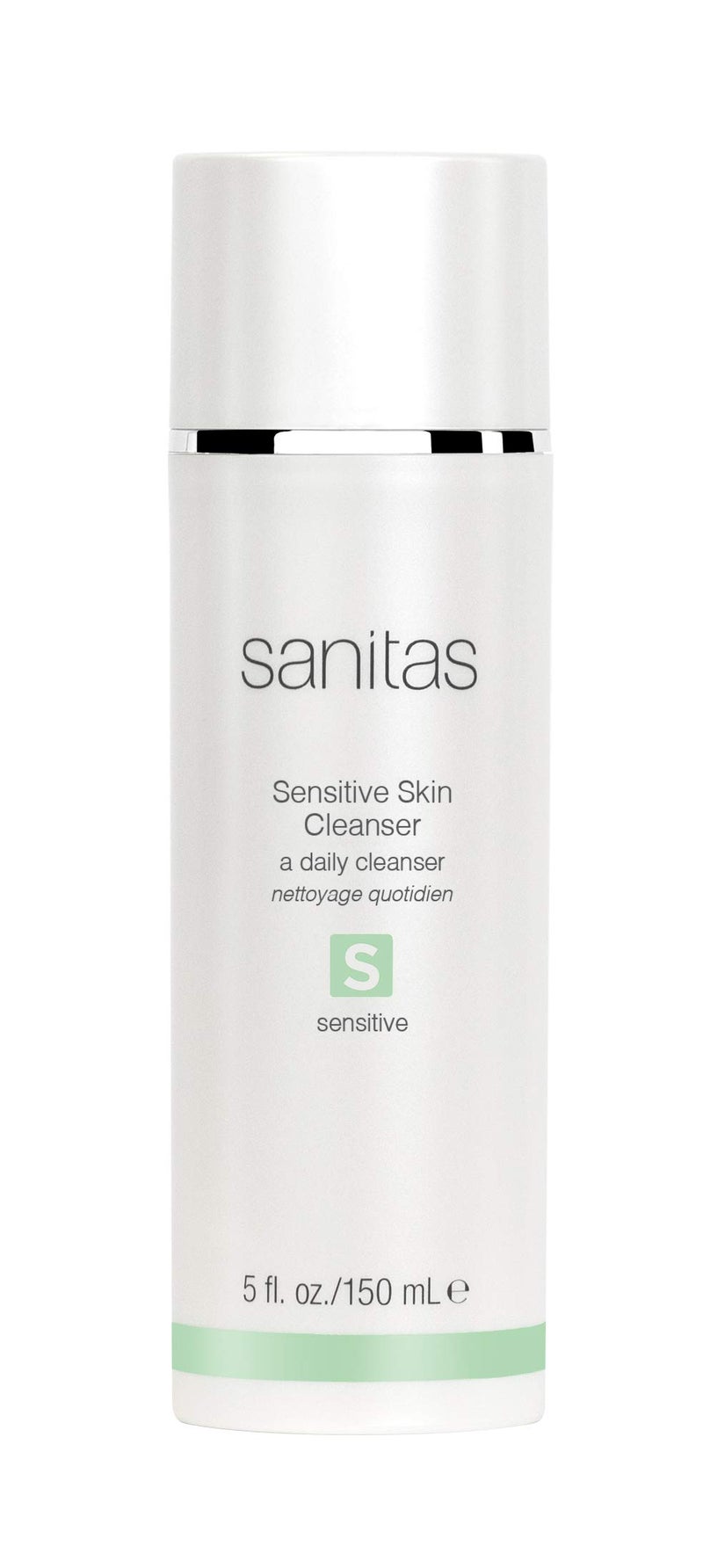 Sanitas Skincare Sensitive Skin Cleanser Ultra Mild Protective Cleanse Fragrance Free Aloe Vera Beta Glucan 5 Ounces
