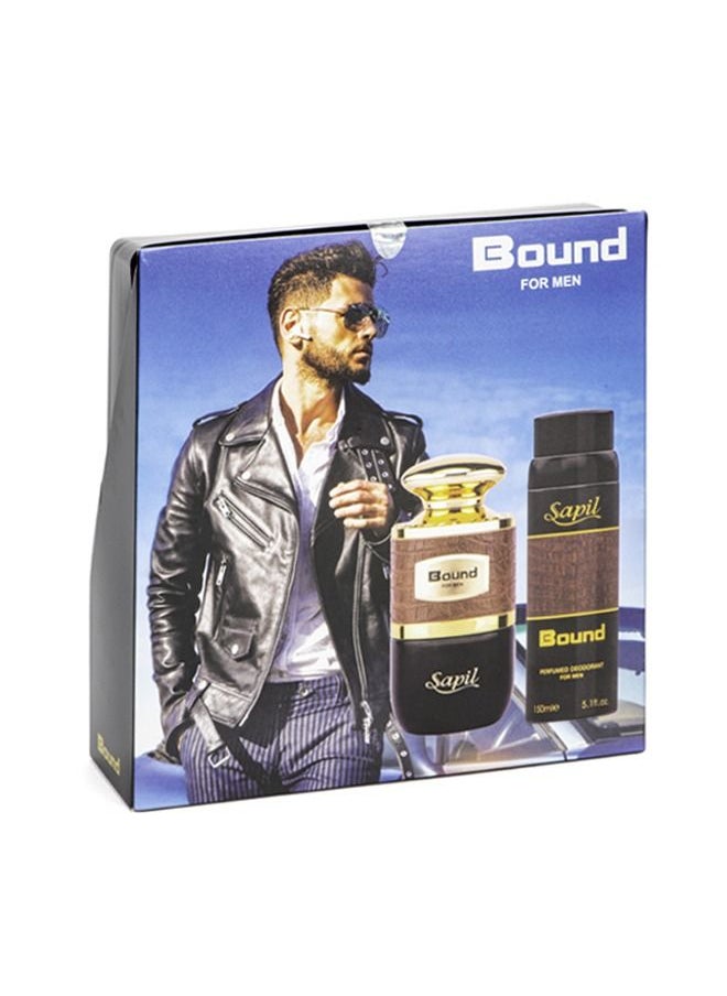 sapil Bound for Men 100ml EDT/150ml DEO Giftset  - Image 2