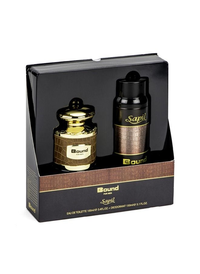 sapil Bound for Men 100ml EDT/150ml DEO Giftset  - Image 1