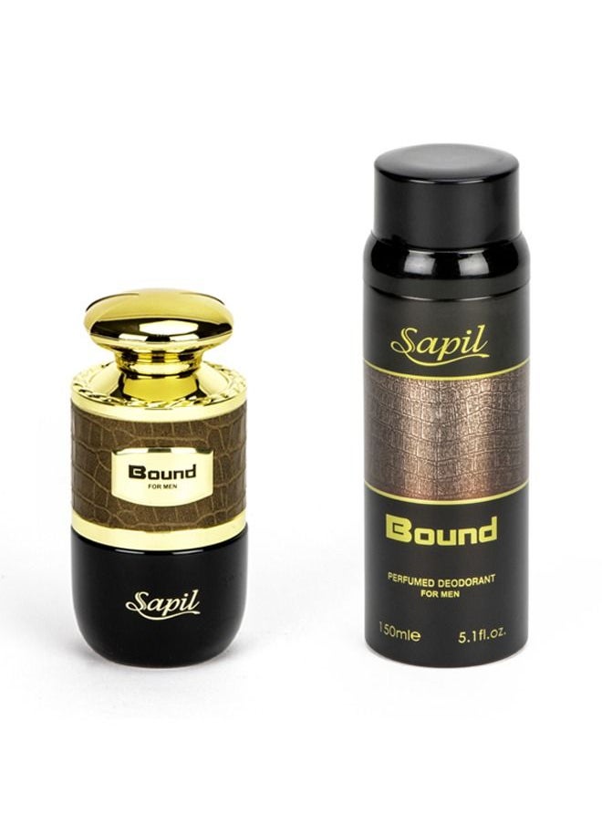 sapil Bound for Men 100ml EDT/150ml DEO Giftset  - Image 3