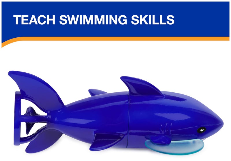 SwimWays لعبة سمكة القرش من سويمايز زوميمالز، ملحقات حمام السباحة للأطفال وألعاب حمام السباحة، ألعاب الغوص في حمام السباحة وألعاب الطوربيد للأطفال من عمر 5 سنوات وما فوق - Image 4