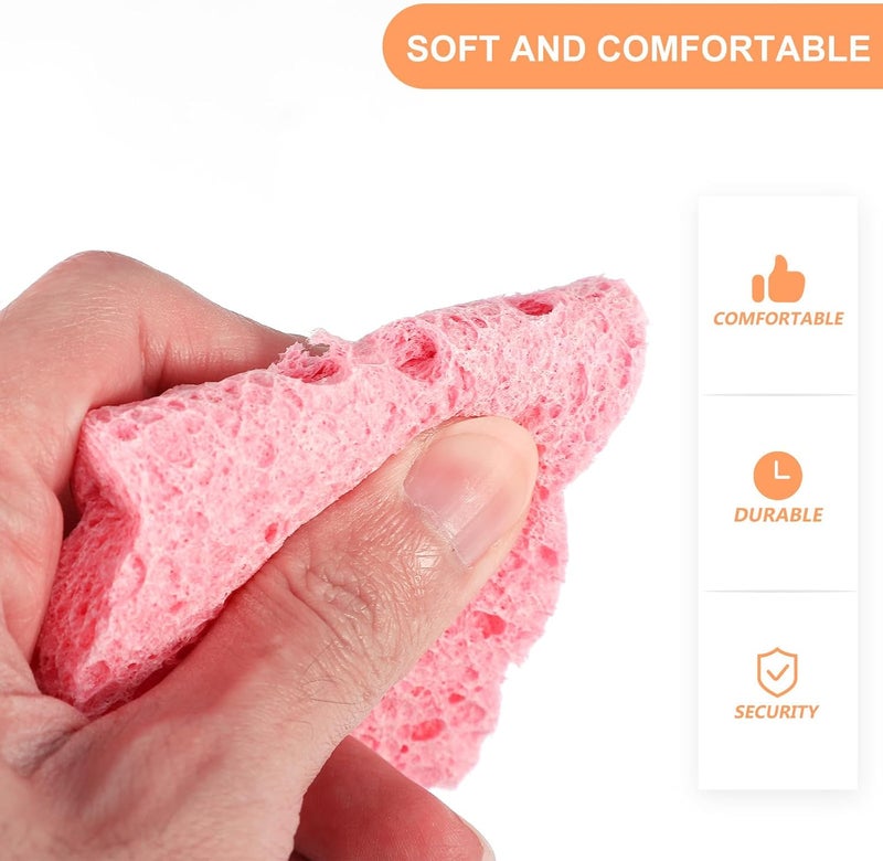 8pcs Bath Sponge Set Soft Loofah Shower Scrubber Body Cleaning Sponge for Bathing Accessories Style - Image 3