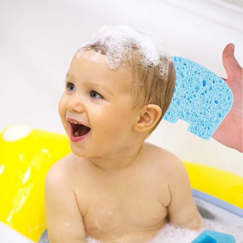 8pcs Bath Sponge Set Soft Loofah Shower Scrubber Body Cleaning Sponge for Bathing Accessories Style - Image 5