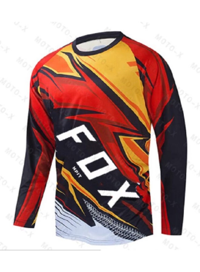 Cycling Clothing Long-sleeved Motorcycle Racing Clothing Bicycle Downhill Clothing Quick-drying Clothing Off-road Clothing Manufacturer