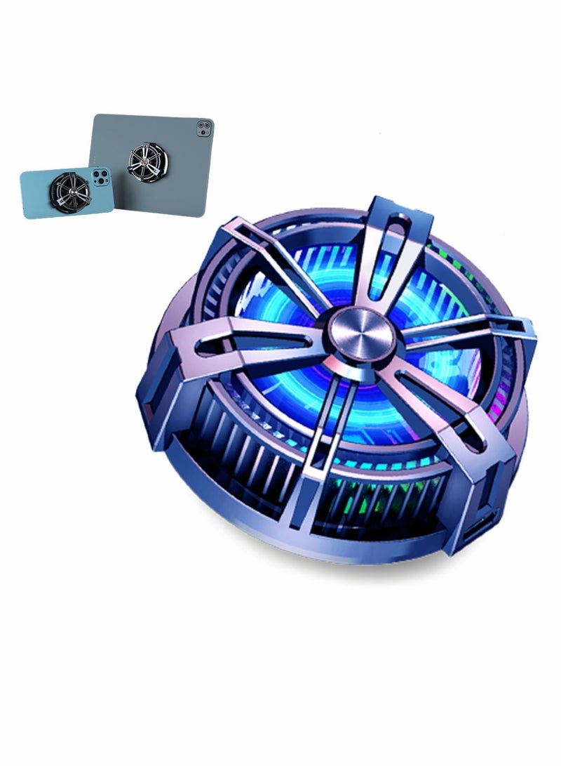 VKL Mobile Phone Cooler for Magsafe, Game Fan PUBG, Designed iPhone 12/13 Series, Live Streaming and Vlog, Semiconductor Heatsink Without Noise iOS Android, ipad Tablet - Image 1