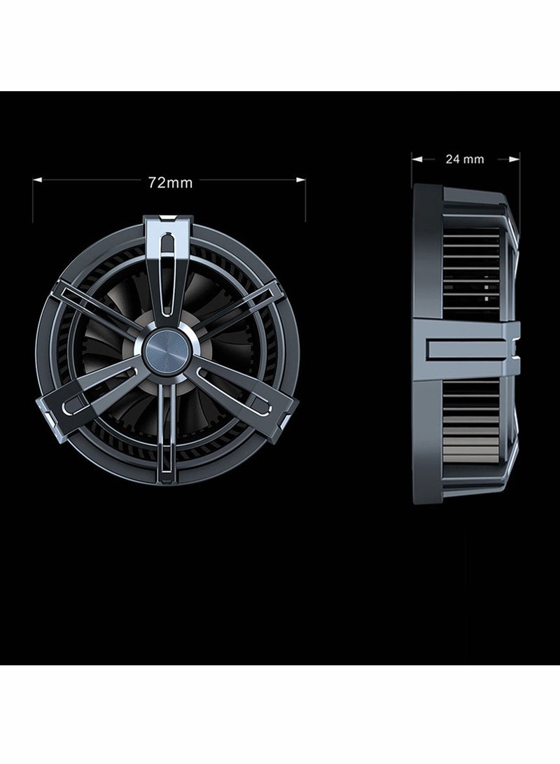 VKL Mobile Phone Cooler for Magsafe, Game Fan PUBG, Designed iPhone 12/13 Series, Live Streaming and Vlog, Semiconductor Heatsink Without Noise iOS Android, ipad Tablet - Image 5