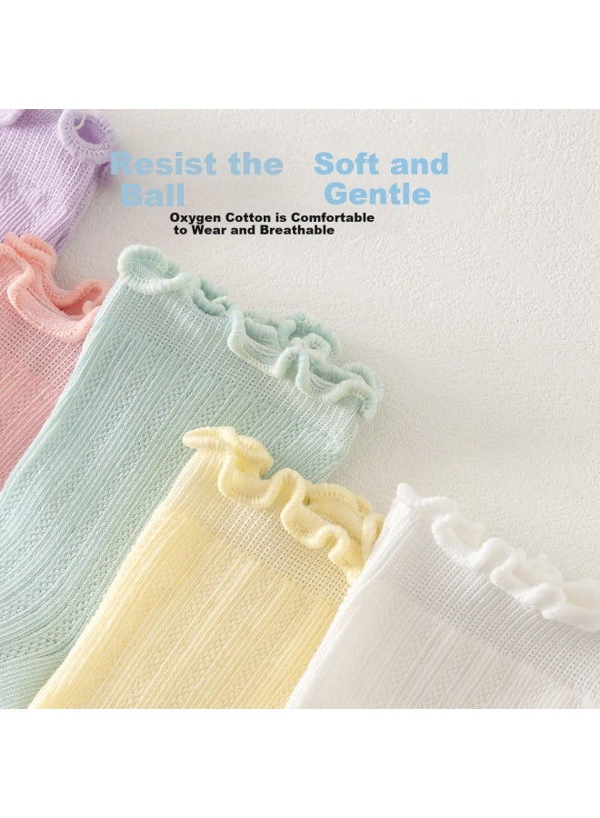 Cotton weapons Cotton Girls' Casual Socks Children's Baby Pure Cotton Teenage Student Children's Socks Summer Thin Socks - Image 4