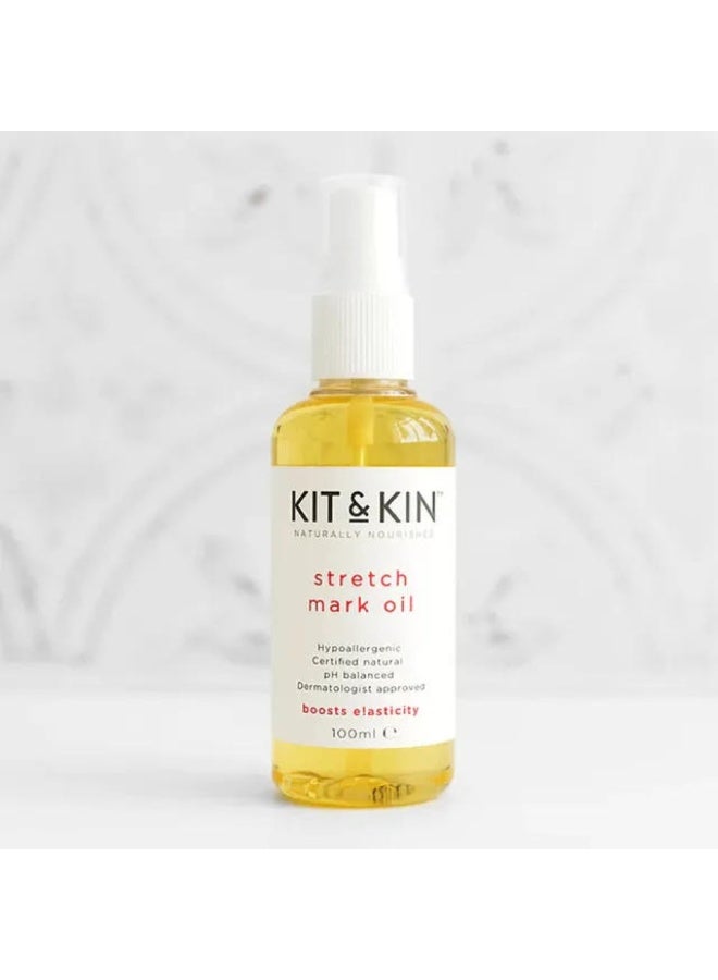 Kit & Kin Stretch Mark Oil Naturally Nourished & Boosts Elasticity 100 ML - Image 2