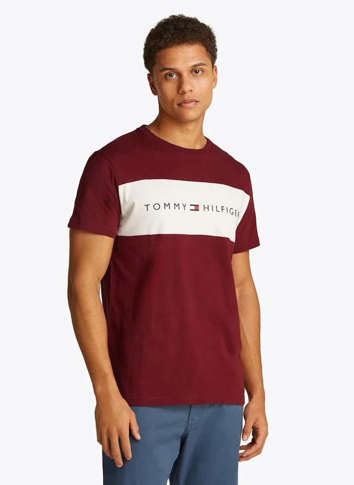 تومي هيلفيغر Logo Print T-Shirt