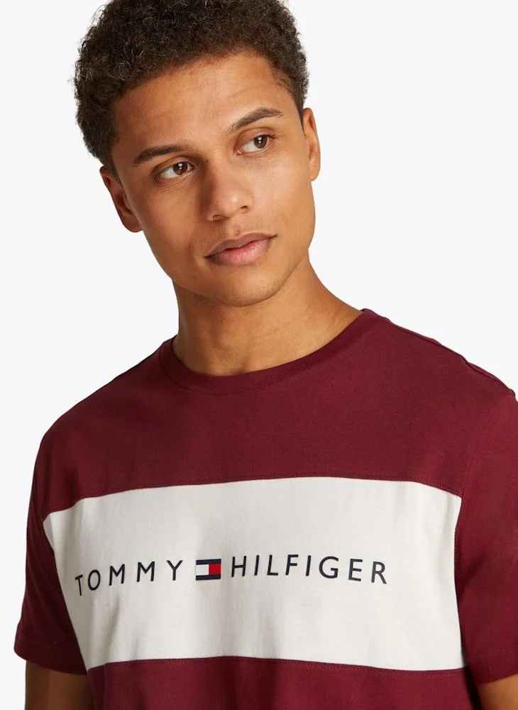 تومي هيلفيغر Logo Print T-Shirt