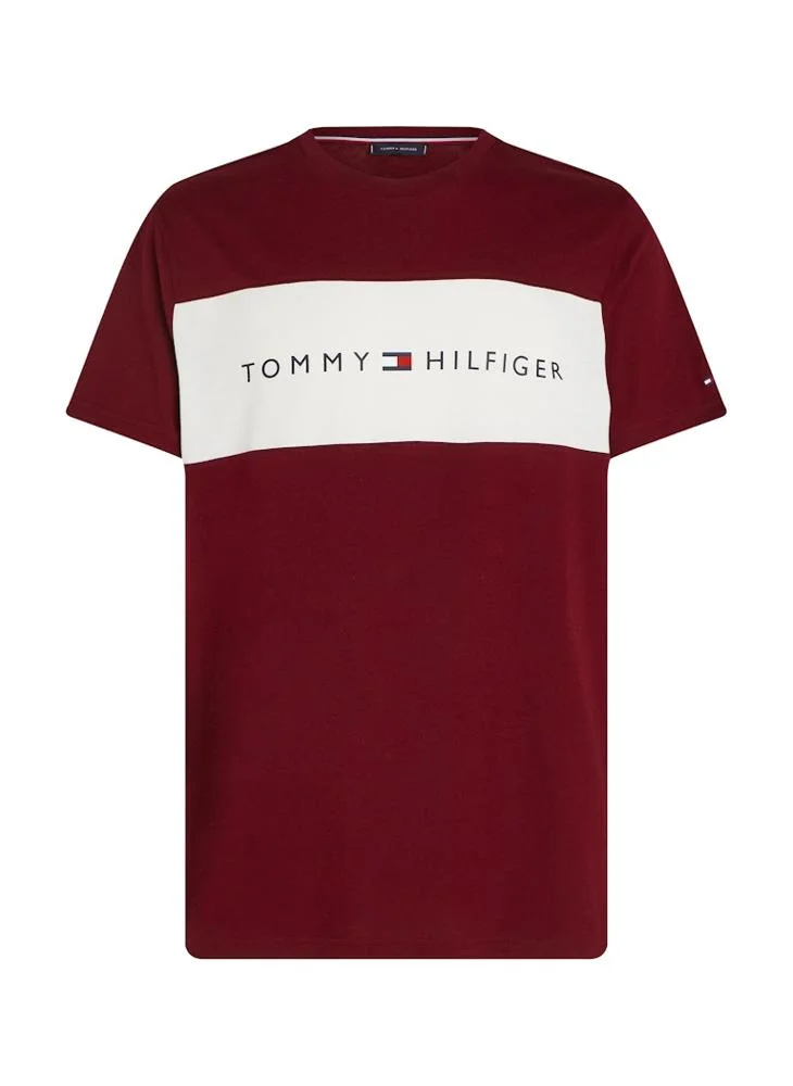 تومي هيلفيغر Logo Print T-Shirt