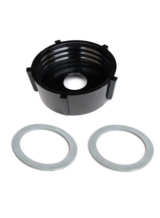 Blender Jar Base + 2Pcs Rubber O-Ring Gaskets Replacement for Oster Blender 4902-003  - Image 5