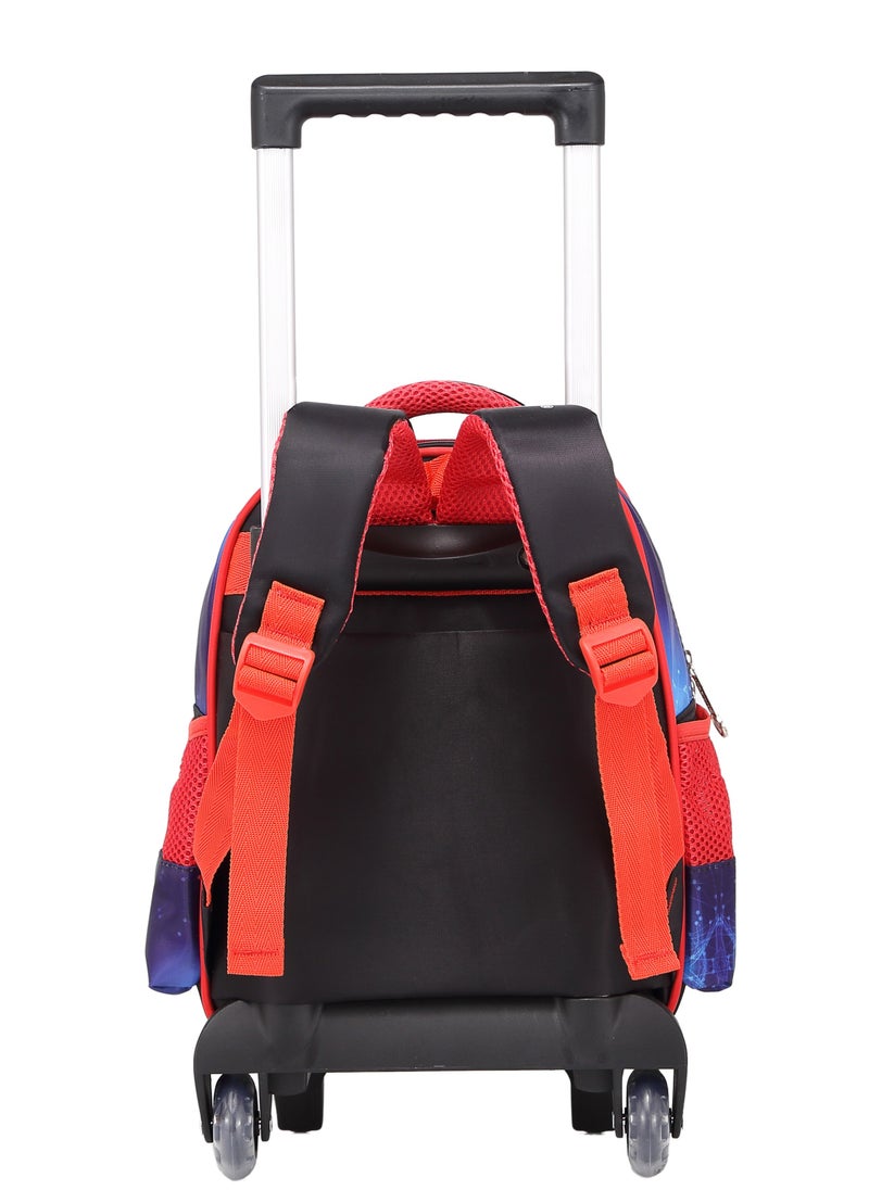 Stargold 3pcs Kids Backpack for Kids Boys, 1 Lunch, 1 Pencil Box and 1 Bag with Adjustable Strap for School 2 Wheels 12 Inch - Image 3