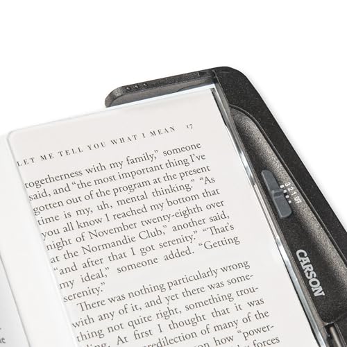 Carson PageGlow Rechargeable LED Reading Light (PG-10R) 7.25x5.4X.88 - Image 2