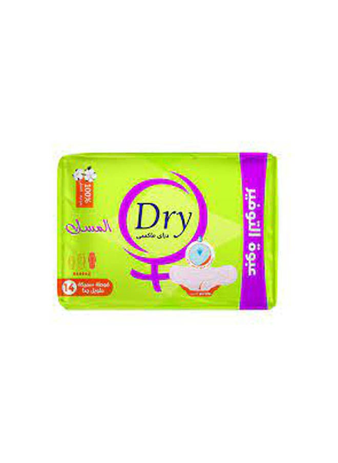 Dry Extra Long Pads Maxi 14 Pcs Musk Saving Pack 