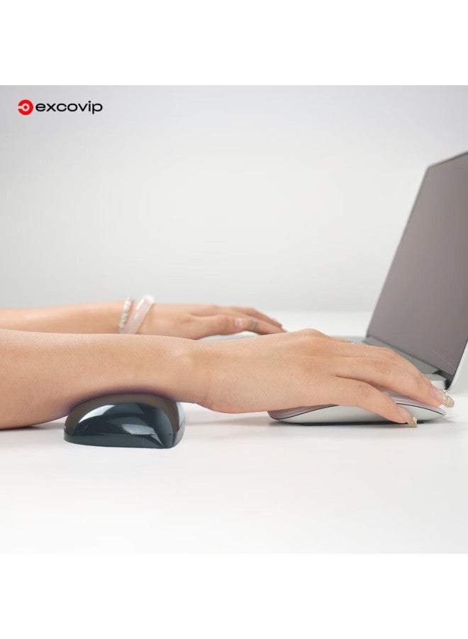 Exco Crystal Clear Black Mouse Wrist Rest, Ergonomic Mouse Pad, Wrist Support, Hand Rest, Wrist Pad, Hand Rest, Mouse Wrist Support, Mouse Pad, Keyboard Hand Rest, Anti-tendonitis Hand Guard 0386 - Image 2