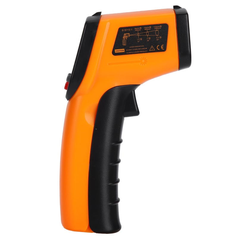 Infrared Thermometer -50℃~530℃ Non-Contact Digital Temperature Gun with Adjustable Emissivity 12:1 - for Food Cooking Pool Car Tire Refrigerator - Image 2