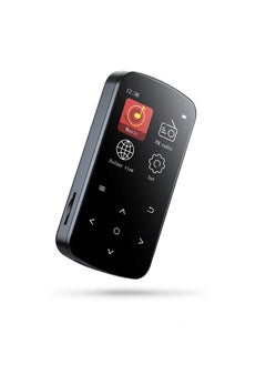 BENJIE MP3 Player 64GB with Bluetooth 5.2, 1.5 inch Colorful Screen Sensitive Touch Button, Hi-Fi Music MP3 Player with Clip Pedometer Voice Recorder Card Reader, Function for Sports Running  - Image 3