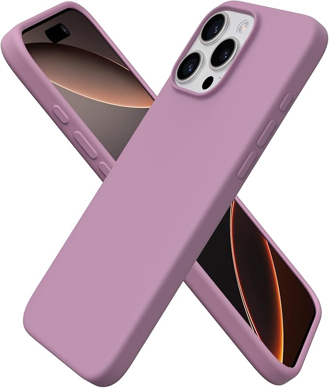 Unipha iPhone 16 Pro Max Silicone Case Lilac Purple - Image 1