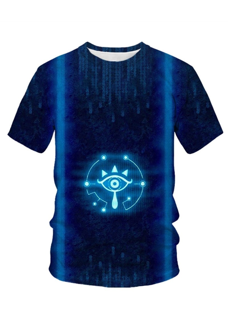 Game Zelda Breath of the Wild 3D digital printing personalized breathable children's T-shirt  - Image 1